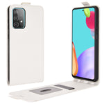 Per Samsung Galaxy A52 5G R64 Texture Custodia protettiva in pelle a vibrazione verticale singola con slot per schede e cornice per foto, For Galaxy A52 5G