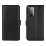 Per Samsung Galaxy A52 5G Custodia in pelle a vibrazione orizzontale con fibbia magnetica a doppio lato con supporto e slot per carte e portafoglio, For Galaxy A52 5G
