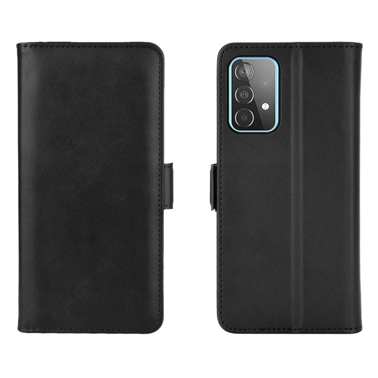 Per Samsung Galaxy A52 5G Custodia in pelle a vibrazione orizzontale con fibbia magnetica a doppio lato con supporto e slot per carte e portafoglio, For Galaxy A52 5G
