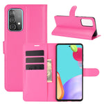 Per Samsung Galaxy A52 5G Litchi Texture Custodia protettiva a vibrazione orizzontale con supporto e slot per schede e portafoglio, For Galaxy A52 5G