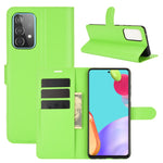 Per Samsung Galaxy A52 5G Litchi Texture Custodia protettiva a vibrazione orizzontale con supporto e slot per schede e portafoglio, For Galaxy A52 5G