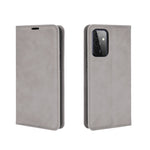Per Samsung Galaxy A72 5G Custodia in pelle con ventosa magnetica per affari retro-pelle con supporto e slot per carte e portafoglio, For Galaxy A72 5G