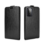 Per Samsung Galaxy A72 5G R64 Texture Custodia protettiva in pelle a vibrazione verticale singola con slot per schede e cornice per foto, For Galaxy A72 5G