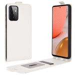 Per Samsung Galaxy A72 5G R64 Texture Custodia protettiva in pelle a vibrazione verticale singola con slot per schede e cornice per foto, For Galaxy A72 5G