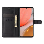 Per Samsung Galaxy A72 5G Litchi Texture Custodia protettiva a vibrazione orizzontale con supporto e slot per schede e portafoglio, For Galaxy A72 5G
