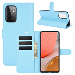 Per Samsung Galaxy A72 5G Litchi Texture Custodia protettiva a vibrazione orizzontale con supporto e slot per schede e portafoglio, For Galaxy A72 5G