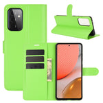 Per Samsung Galaxy A72 5G Litchi Texture Custodia protettiva a vibrazione orizzontale con supporto e slot per schede e portafoglio, For Galaxy A72 5G