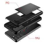 Custodia protettiva per armatura antiurto per Samsung Galaxy S21 / S30 con slot per schede, For Samsung Galaxy S21 5G