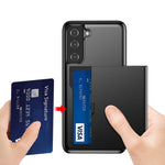 Custodia protettiva per armatura antiurto per Samsung Galaxy S21+ / S30+ con slot per schede, For Samsung Galaxy S21+ 5G