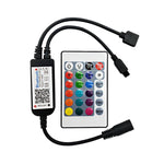 Controller LED RGB Bluetooth con controller a infrarossi a 24 tasti per striscia LED 5630 5050 3528 2835, DC 5-24V