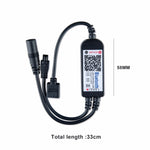 Controller LED RGB Bluetooth con controller a infrarossi a 24 tasti per striscia LED 5630 5050 3528 2835, DC 5-24V
