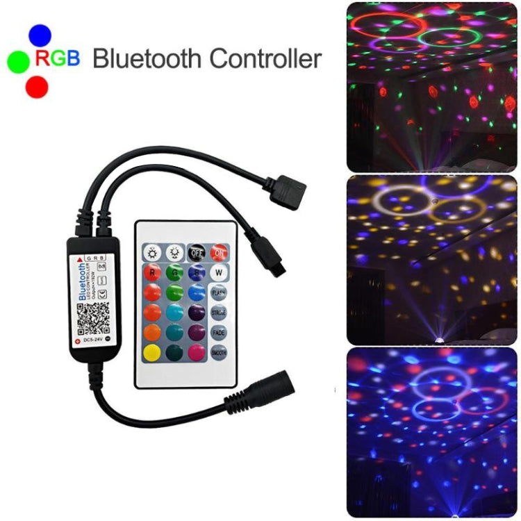 Controller LED RGB Bluetooth con controller a infrarossi a 24 tasti per striscia LED 5630 5050 3528 2835, DC 5-24V