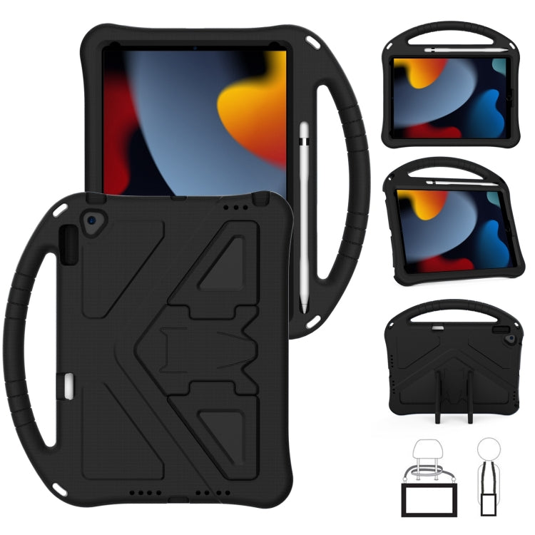 Guscio protettivo piatto anti caduta in EVA con supporto, For iPad 10.2 2021 / 2020 / 2019
