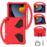 Guscio protettivo piatto anti caduta in EVA con supporto, For iPad 10.2 2021 / 2020 / 2019