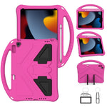 Guscio protettivo piatto anti caduta in EVA con supporto, For iPad 10.2 2021 / 2020 / 2019