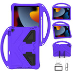 Guscio protettivo piatto anti caduta in EVA con supporto, For iPad 10.2 2021 / 2020 / 2019