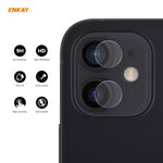 Per iPhone 12/12 mini ENKAY Hat-Prince 0.2mm 9H 2.15D Obiettivo per fotocamera posteriore con bordo arrotondato Pellicola in vetro temperato 2 pezzi / set, 1 Set, 2 Set, 5 Set, 10 Set