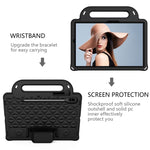 Custodia protettiva antiurto con custodia antiurto in EVA serie Diamond con supporto e cinturino, For Galaxy Tab S8 / Galaxy Tab S7 T870/T875