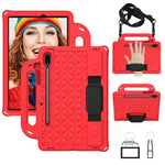 Custodia protettiva antiurto con custodia antiurto in EVA serie Diamond con supporto e cinturino, For Galaxy Tab S8 / Galaxy Tab S7 T870/T875