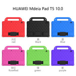 Custodia protettiva antiurto con custodia antiurto in EVA serie Diamond con supporto e cinturino, For Huawei  MediaPad T5 10.1
