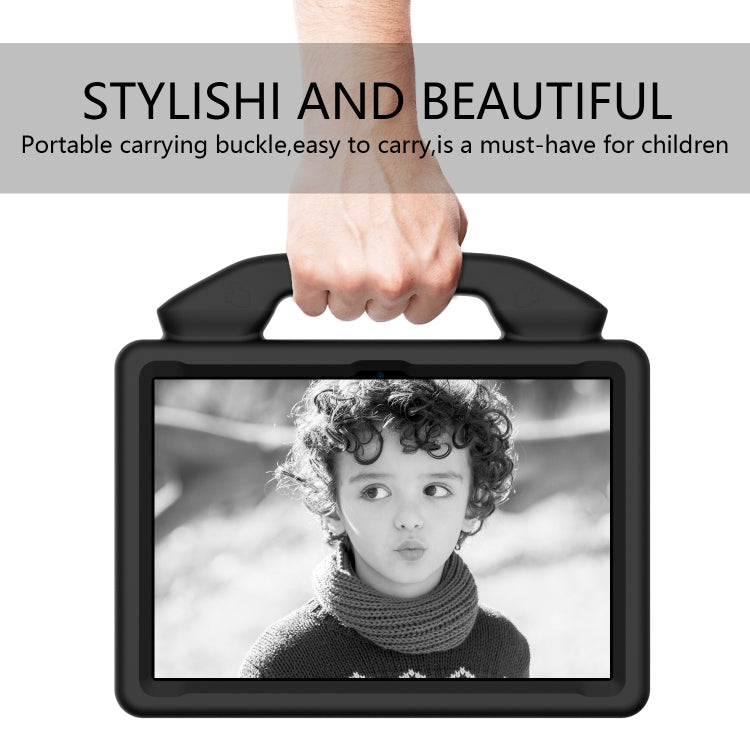 Guscio protettivo piatto anti caduta per bambini in materiale EVA con staffa per il pollice, For Amazon Kindle Fire HD8 Plus (2020)