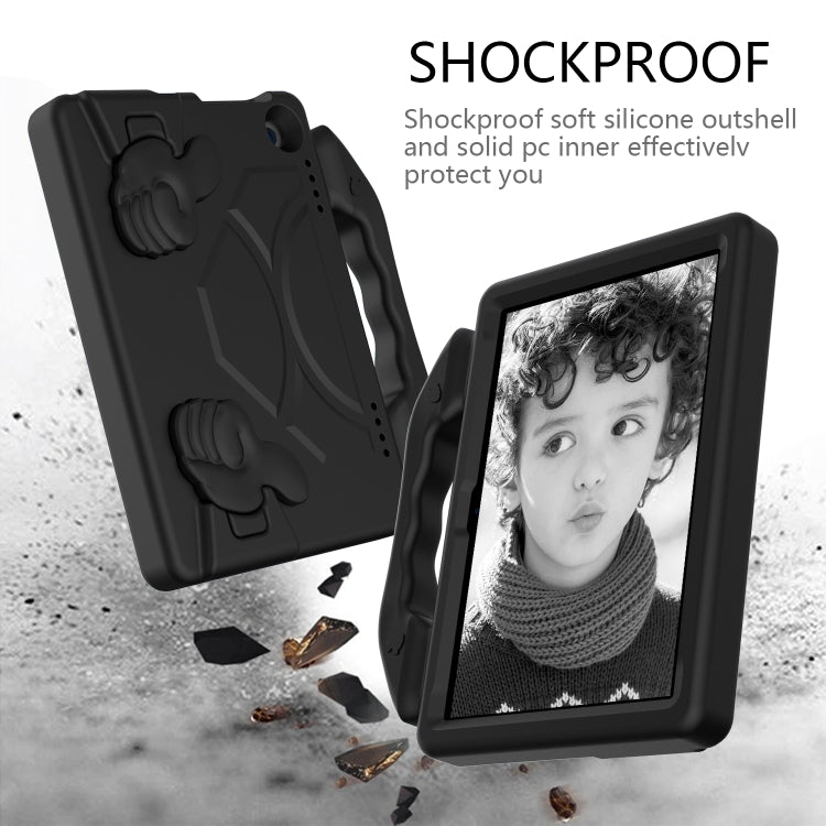 Guscio protettivo piatto anti caduta per bambini in materiale EVA con staffa per il pollice, For Amazon Kindle Fire HD8 Plus (2020)