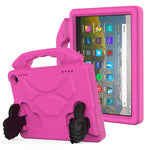 Guscio protettivo piatto anti caduta per bambini in materiale EVA con staffa per il pollice, For Amazon Kindle Fire HD8 Plus (2020)