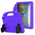 Guscio protettivo piatto anti caduta per bambini in materiale EVA con staffa per il pollice, For Amazon Kindle Fire HD8 Plus (2020)