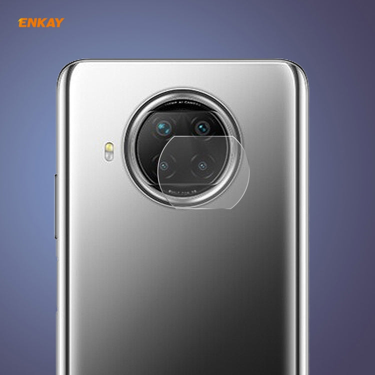 ENKAY Hat-Prince 0.2mm 9H 2.15D Obiettivo per fotocamera posteriore con bordo arrotondato Pellicola in vetro temperato, For Xiaomi Redmi Note 9 Pro 5G, For Motorola G9 Plus, For Motorola G9 / G9 Play