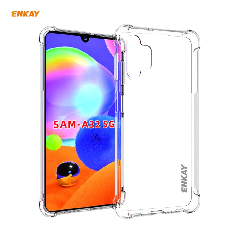 Hat-Prince ENKAY Custodia antiurto in TPU trasparente Custodia morbida antiscivolo, For Samsung Galaxy A32 5G, For Samsung Galaxy A52 5G, For OnePlus 9, For Samsung Galaxy A72 5G, For Xiaomi Mi 11, For OnePlus 9 Pro