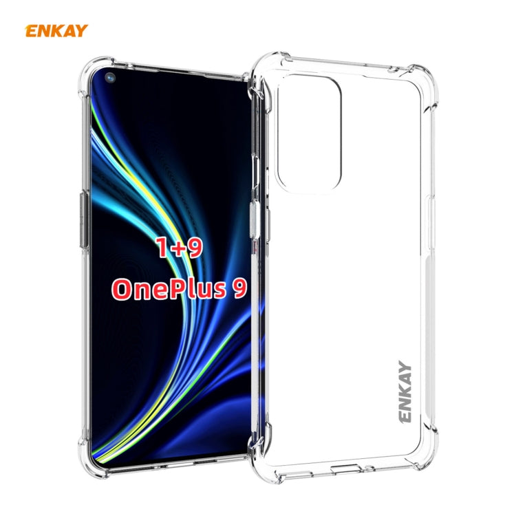 Hat-Prince ENKAY Custodia antiurto in TPU trasparente Custodia morbida antiscivolo, For Samsung Galaxy A32 5G, For Samsung Galaxy A52 5G, For OnePlus 9, For Samsung Galaxy A72 5G, For Xiaomi Mi 11, For OnePlus 9 Pro