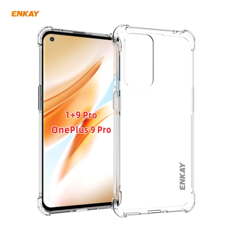 Hat-Prince ENKAY Custodia antiurto in TPU trasparente Custodia morbida antiscivolo, For Samsung Galaxy A32 5G, For Samsung Galaxy A52 5G, For OnePlus 9, For Samsung Galaxy A72 5G, For Xiaomi Mi 11, For OnePlus 9 Pro