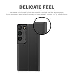 Display Laterale Magnetico Orizzontale Flip Panno Texture Semplice + Custodia PC con Supporto e Funzione Sleep / Wake-up, For Galaxy S21 Ultra 5G, For Galaxy S21+ 5G, For Galaxy S21 5G