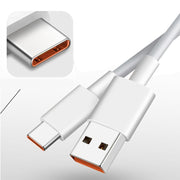 XJ-042 Cavo dati di ricarica rapida da USB a USB-C/Type-C 6A, lunghezza: 2 m, 2m