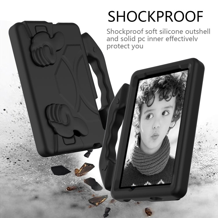 Guscio protettivo piatto anti caduta per bambini in materiale EVA con staffa per il pollice, For Galaxy Tab A 7.0 T280/T285, For Galaxy Tab 4 7.0 T230 / T231