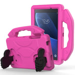 Guscio protettivo piatto anti caduta per bambini in materiale EVA con staffa per il pollice, For Galaxy Tab A 7.0 T280/T285, For Galaxy Tab 4 7.0 T230 / T231