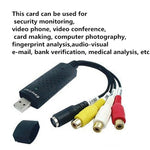 Connettore portatile USB 2.0 video + audio RCA femmina-femmina per TV/DVD/VHS Supporto Vista 64/win 7/win 8/win 10/Mac OS