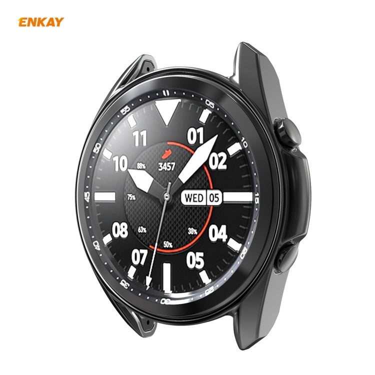 Per Samsung Galaxy Watch 3 41mm 2 in 1 ENKAY Hat-Prince Custodia morbida in TPU elettrolitico + 0,2 mm 9H 2.15D Pellicola in vetro temperato con bordo curvo
