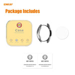 Per Samsung Galaxy Watch 3 45mm 2 in 1 ENKAY Hat-Prince Custodia morbida in TPU elettrolitico + 0,2 mm 9H 2.15D Pellicola in vetro temperato con bordo curvo