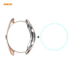 Per Samsung Galaxy Watch 3 45mm 2 in 1 ENKAY Hat-Prince Custodia morbida in TPU elettrolitico + 0,2 mm 9H 2.15D Pellicola in vetro temperato con bordo curvo