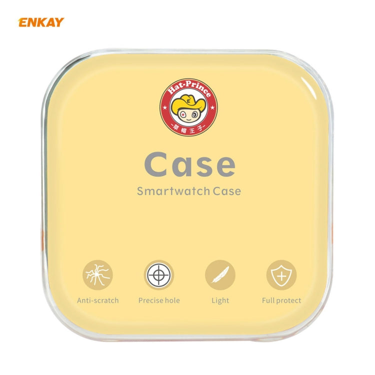 Per Samsung Galaxy Watch 3 45mm 2 in 1 ENKAY Hat-Prince Custodia morbida in TPU elettrolitico + 0,2 mm 9H 2.15D Pellicola in vetro temperato con bordo curvo