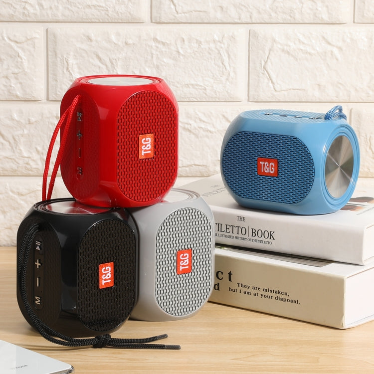 T&G TG196 Altoparlante Bluetooth subwoofer TWS con cavo intrecciato, supporto USB/AUX/scheda TF/FM