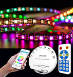 SP608E Kit controller LED Bluetooth con controllo APP mobile con uscita doppio segnale per WS2812B WS2811 1903 1804 Pixel LED Strip, DC5V~24V