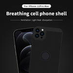 MOFi Texture a nido d'ape Cover posteriore protettiva antiurto per PC traspirante, For iPhone 12 mini, For iPhone 12 Pro Max, For iPhone 12, For iPhone 12 Pro