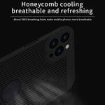 MOFi Texture a nido d'ape Cover posteriore protettiva antiurto per PC traspirante, For iPhone 12 mini, For iPhone 12 Pro Max, For iPhone 12, For iPhone 12 Pro