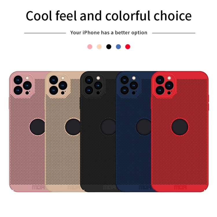 MOFi Texture a nido d'ape Cover posteriore protettiva antiurto per PC traspirante, For iPhone 12 mini, For iPhone 12 Pro Max, For iPhone 12, For iPhone 12 Pro