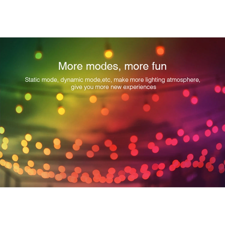 FUT012 E27 9W RGB + CCT Lampadina LED 100V-240V Lampadina intelligente con telecomando a colori WiFi 2.4G Wireless