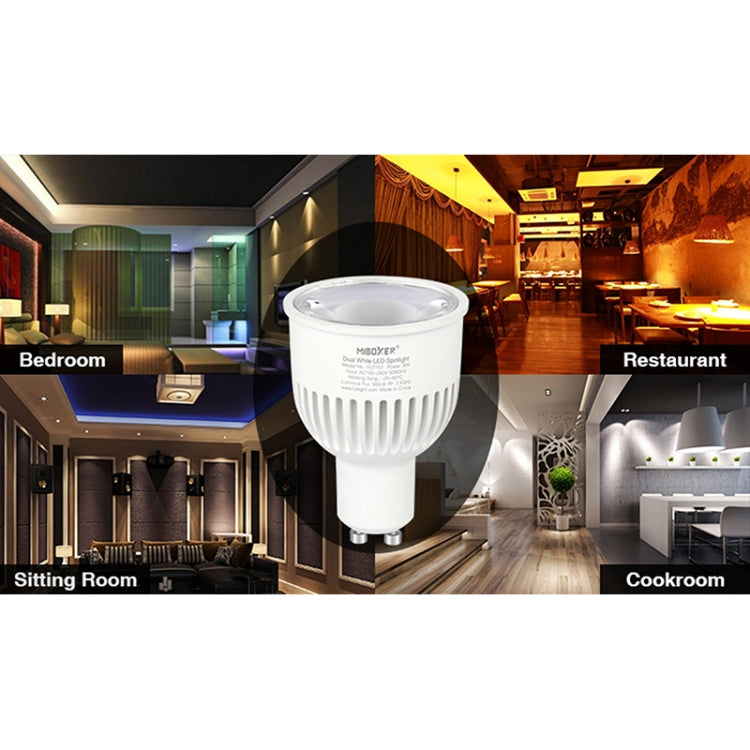Lampadina LED GU10 Doppia CCT 6W Bianca
