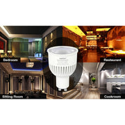 Lampadina LED GU10 Doppia CCT 6W Bianca