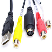Cavo da USB a RCA 60+ Supporta Vista 64 / Win 7 / Win 8 / Win 10 / Mac OS